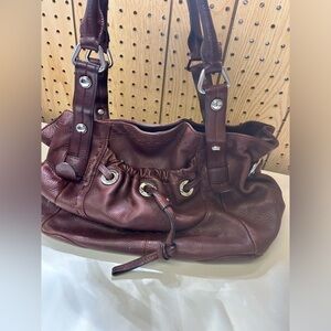 B.Makowsky Brown Leather Bag